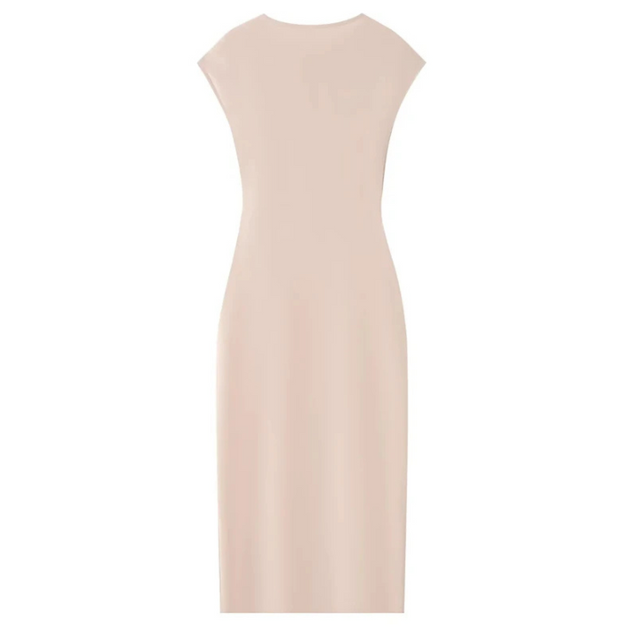 Katrin | Schickes Rüschenkleid – Ärmelloses Sommer-Midikleid für elegante Partys