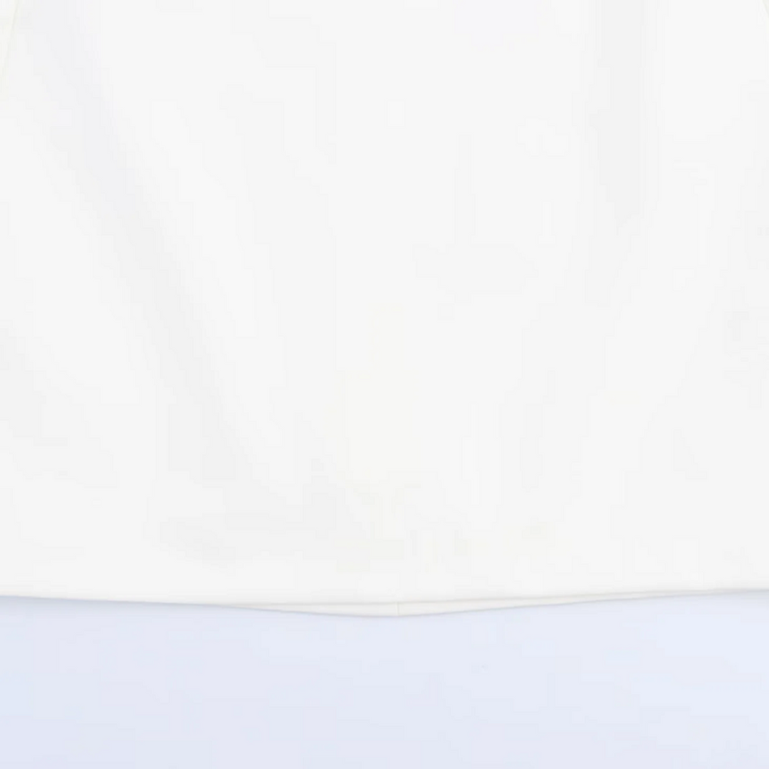 Anika | Weißes Mini-Kleid mit Neckholder und schulterfreiem Design