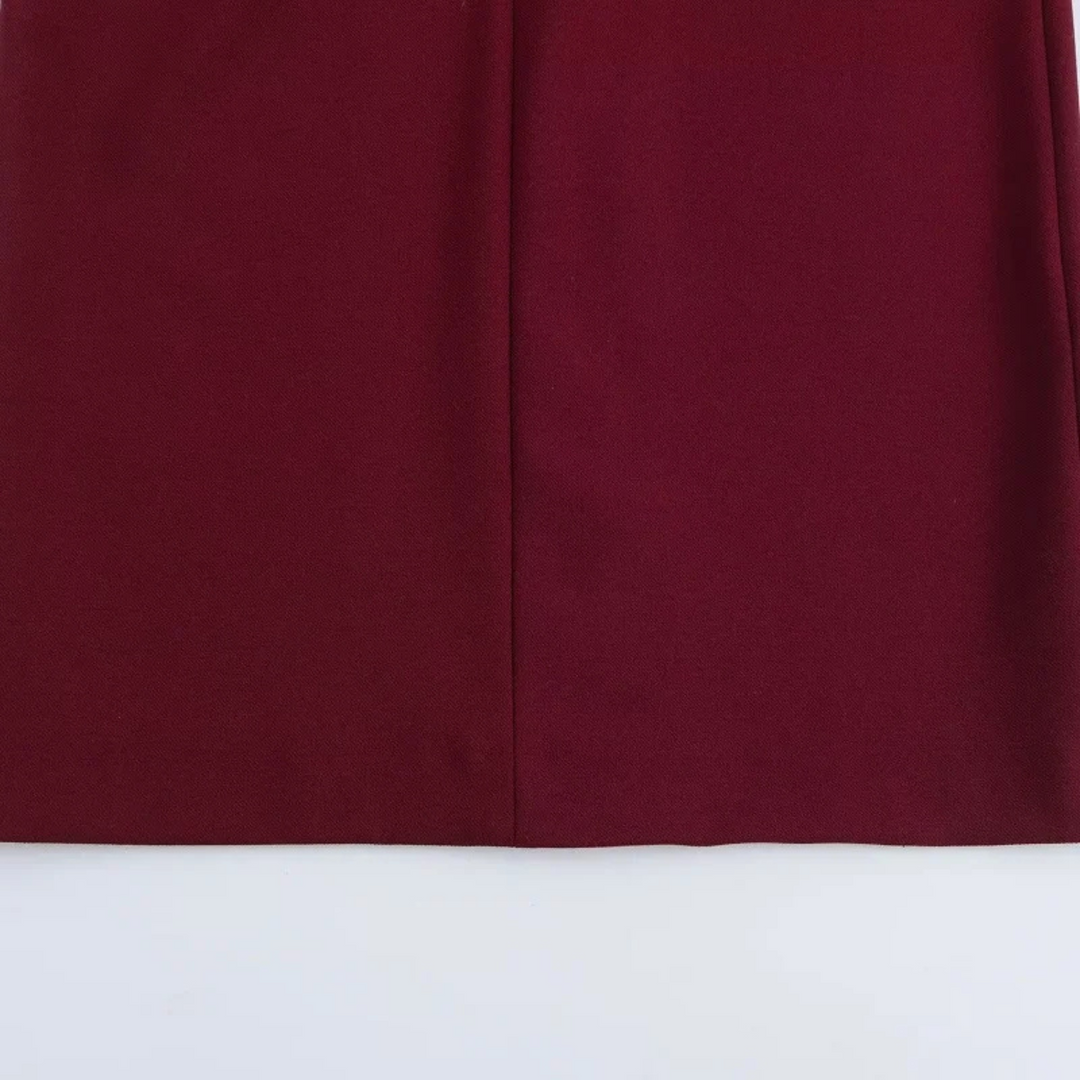 Ingrid | Ärmelloses, elegantes Midikleid mit Drapierung für Abend und Party