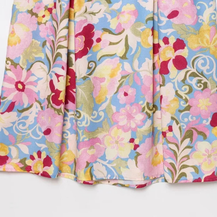 Ute | Schulterfreies, rückenfreies Sommerkleid mit Neckholder für Strand und Party