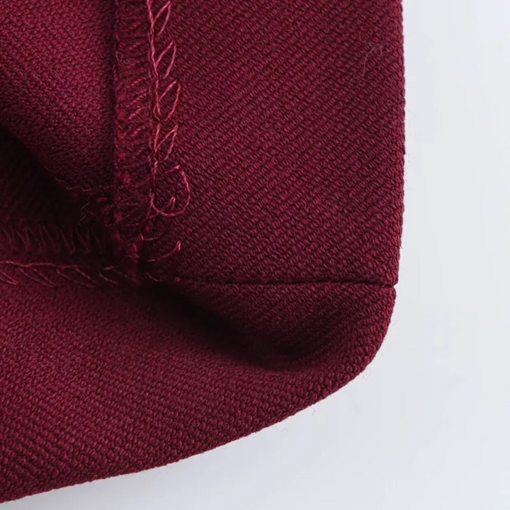 Ingrid | Ärmelloses, elegantes Midikleid mit Drapierung für Abend und Party